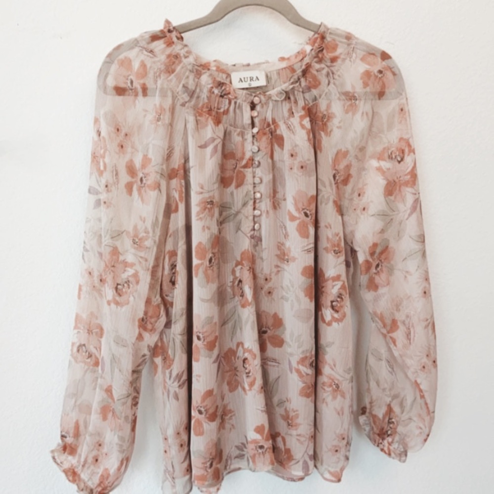 Red dress floral pink